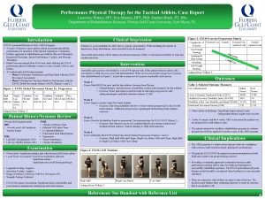 Modified tactical athlete performance assessment