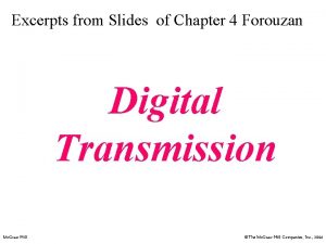 Forouzan slides