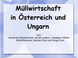 Mülltrennung ungarn