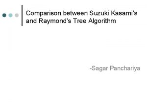 Raymond's tree based algorithm Raymond's tree based algorithm
