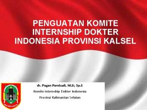Komite internsip dokter indonesia