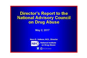 Directors Report to the National Advisory Council on