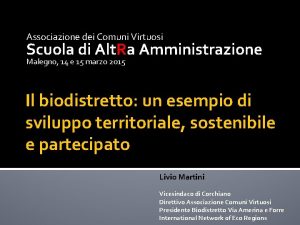 Associazione dei Comuni Virtuosi Scuola di Alt Ra