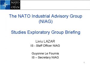 Nato industrial advisory group