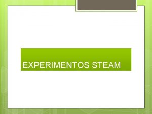 EXPERIMENTOS STEAM Reutilizar disear y crear productos sostenibles