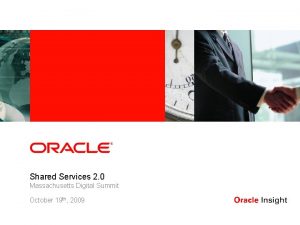 Oracle shared services