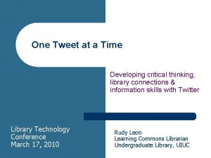 Critical thinking tweet