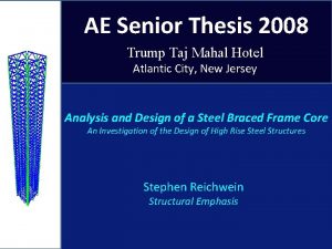 AE Senior Thesis 2008 Trump Taj Mahal Hotel