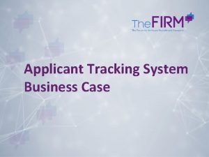 Applicant tracking system business case