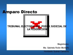 Amparo Directo TRIBUNAL ELECTORAL DEL PODER JUDICIAL DE