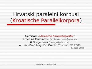 Hrvatski nacionalni korpus