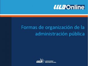 Descentralización y desconcentración