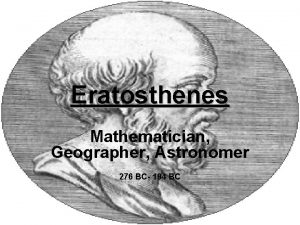 Eratosthenes astronomy contributions