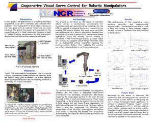 Cooperative Visual Servo Control for Robotic Manipulators Introduction