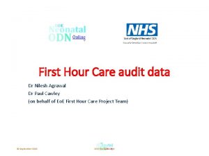 First Hour Care audit data Dr Nilesh Agrawal