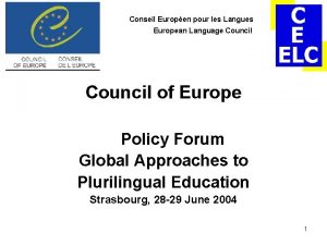 European language council