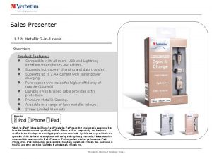Sales presenter