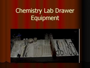 Chemistry lab