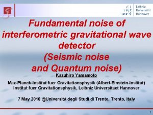 Fundamental noise of interferometric gravitational wave detector Seismic