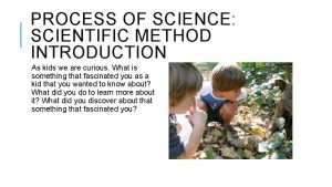 Scientific method explained for kids