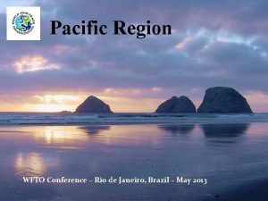 Pacific Region WFTO Conference Rio de Janeiro Brazil