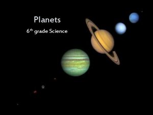 Inner planets and outer planets
