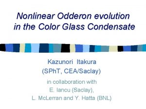 Nonlinear Odderon evolution in the Color Glass Condensate