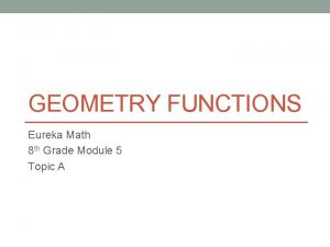 Eureka math geometry