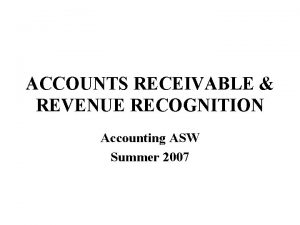 Asw accounting
