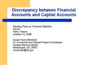Financial discrepancy