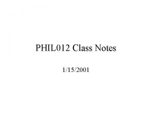 Phil 3521 class notes