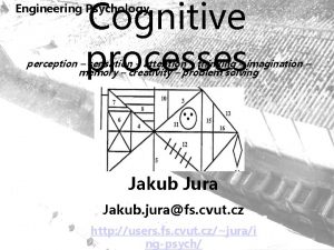 Cognitive processes Engineering Psychology perception sensation attention thinking
