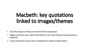 Macbeth key quotations
