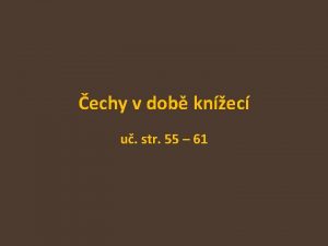 echy v dob knec u str 55 61