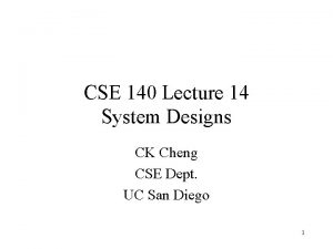 Cse 140