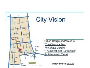 Urban design vision