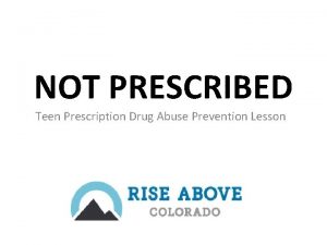 Prescription