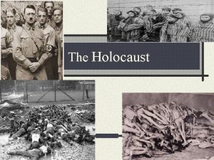 The Holocaust Auschwitz taught us what man is