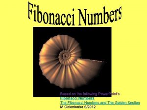 Fibonacci sequence in cauliflower