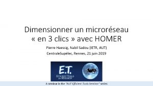 Dimensionner un microrseau en 3 clics avec HOMER