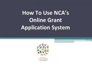 Ncas application