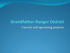 Grandfather ranger district