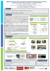 Multifunctional metal oxide semiconductors presenting simultaneously transparency conductivity