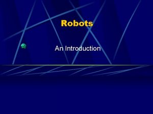 Robots An Introduction Various Robot Fields Aerospace air