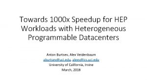 Towards 1000 x Speedup for HEP Workloads with