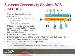 What is business connectivity services add in