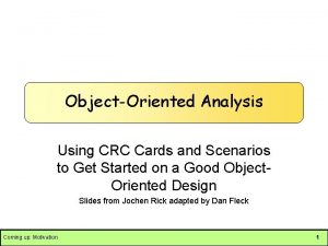 Crc card diagram