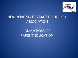 New york state amateur hockey association