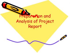 What is a project report