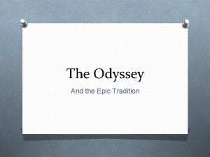 What are the three major plot strands of the odyssey